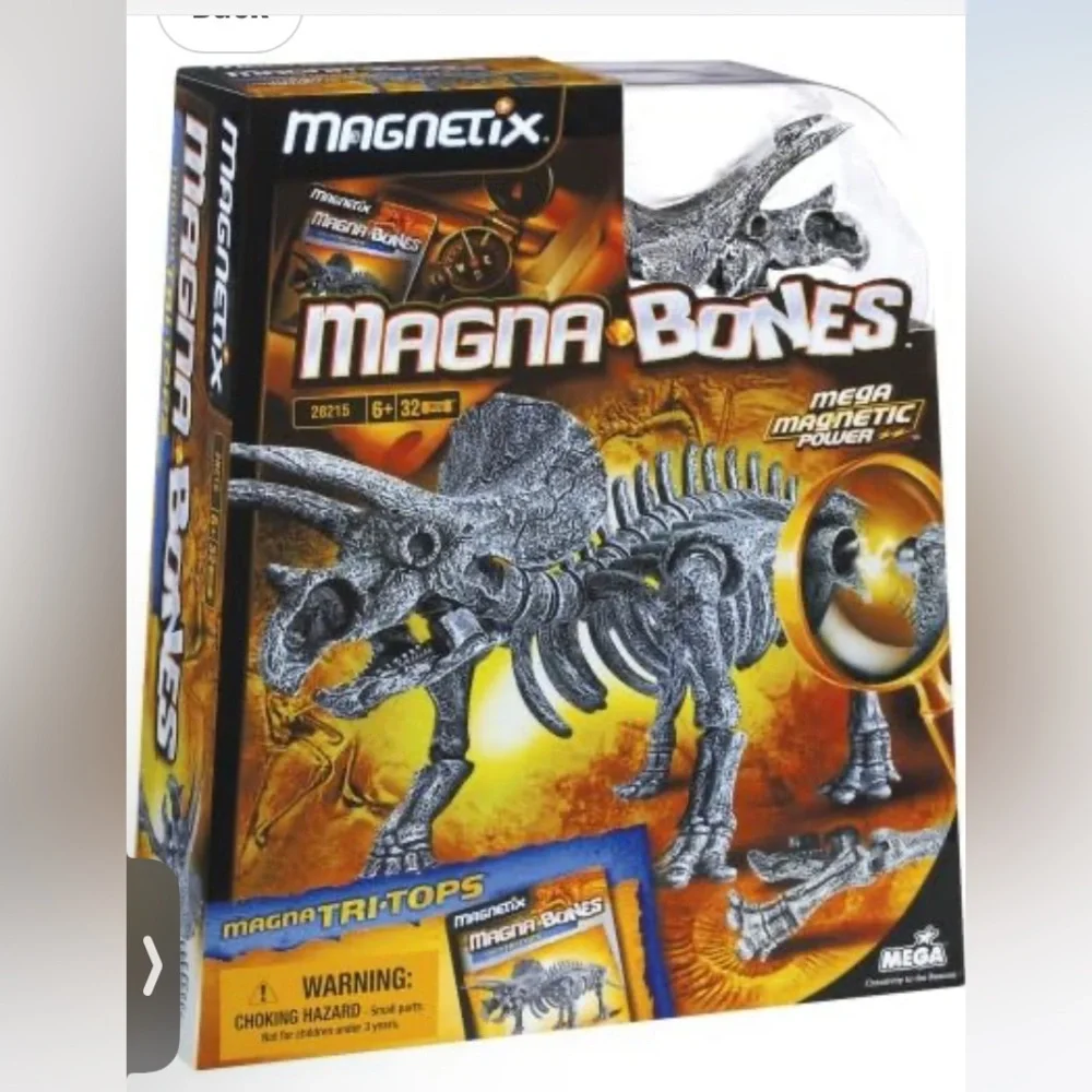 Magnetix Magna Bones 2- Dinosaur Models - NIB